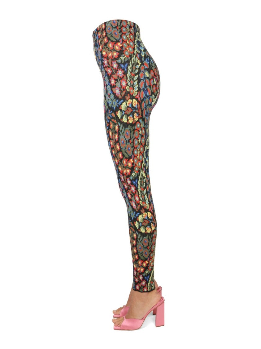 Jacquard Wool Blend Top And Leggings