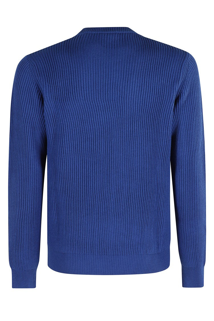 Ribbed Crewneck Long Sleeve Sweater