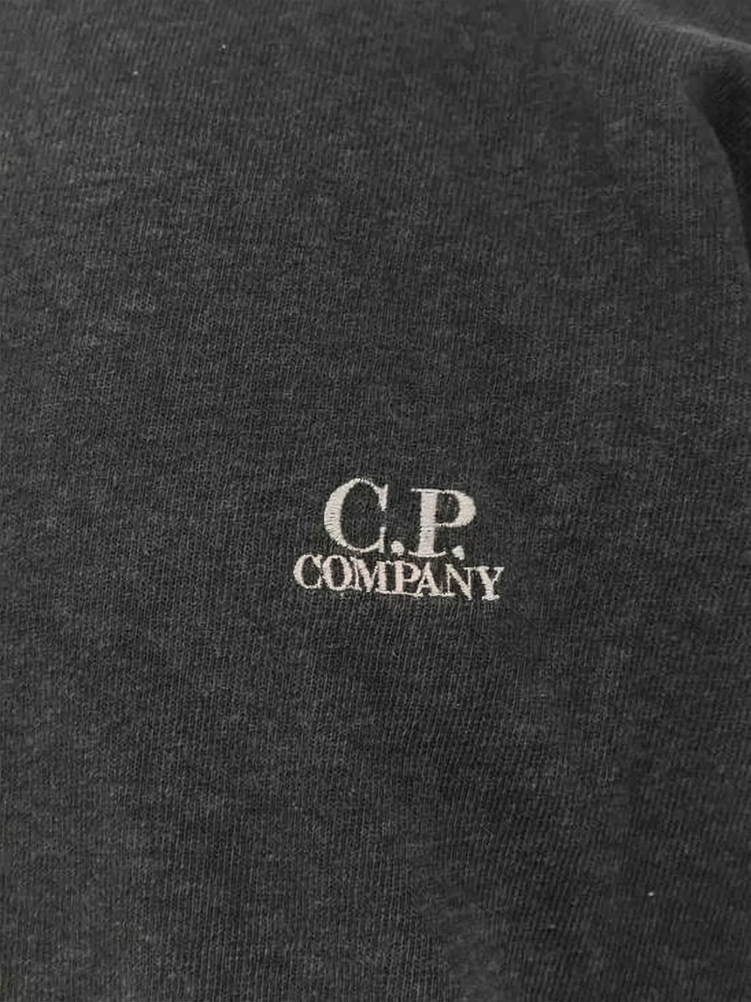 Relaxed Fit Dark Grey Sweatshirt with Subtle Details