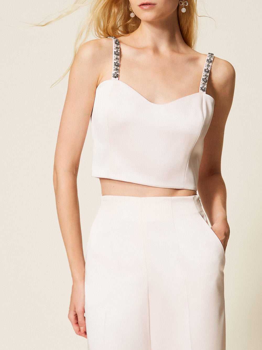Sandy Pink Cropped Top