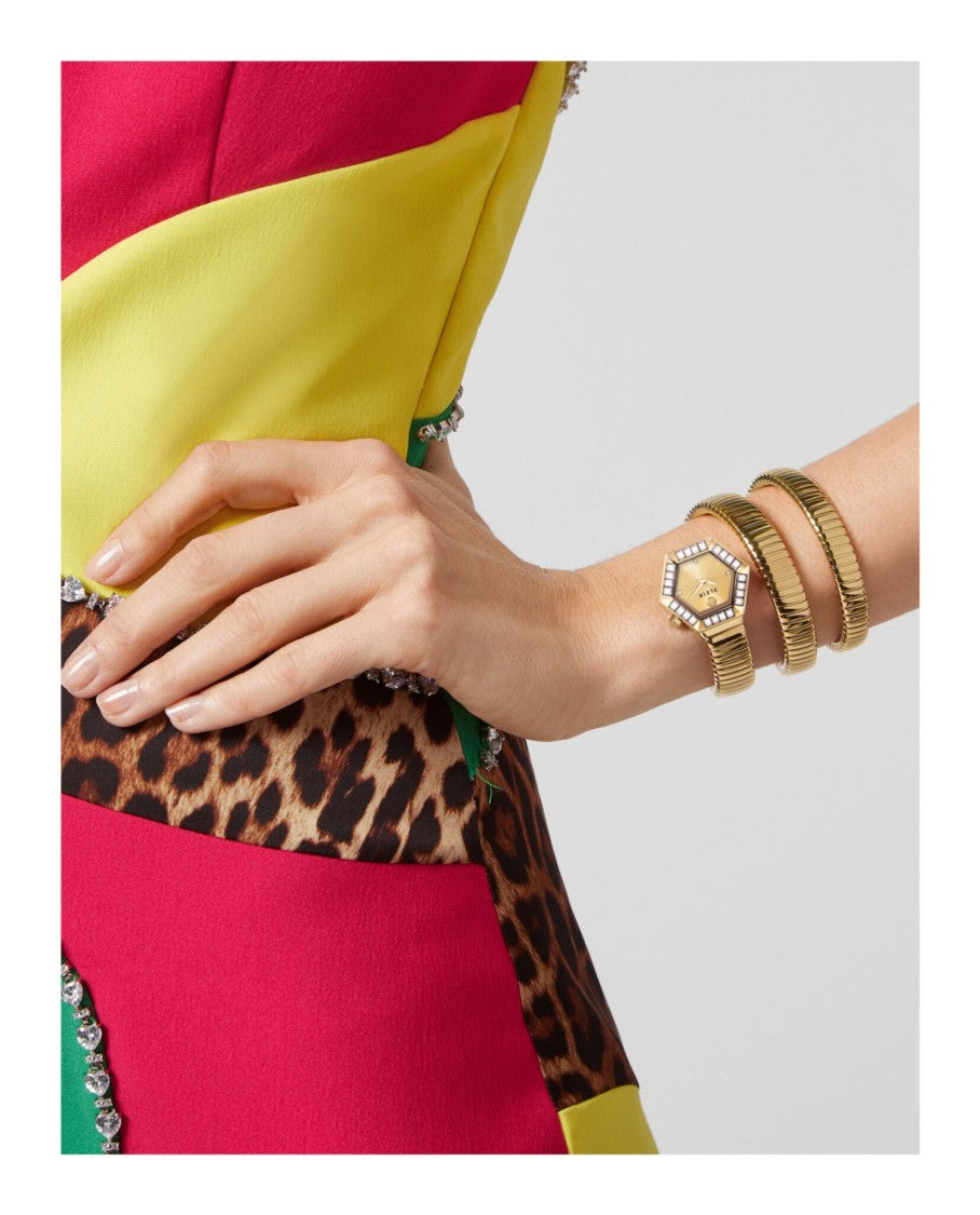 $Nake Hexagon Crystal Watch