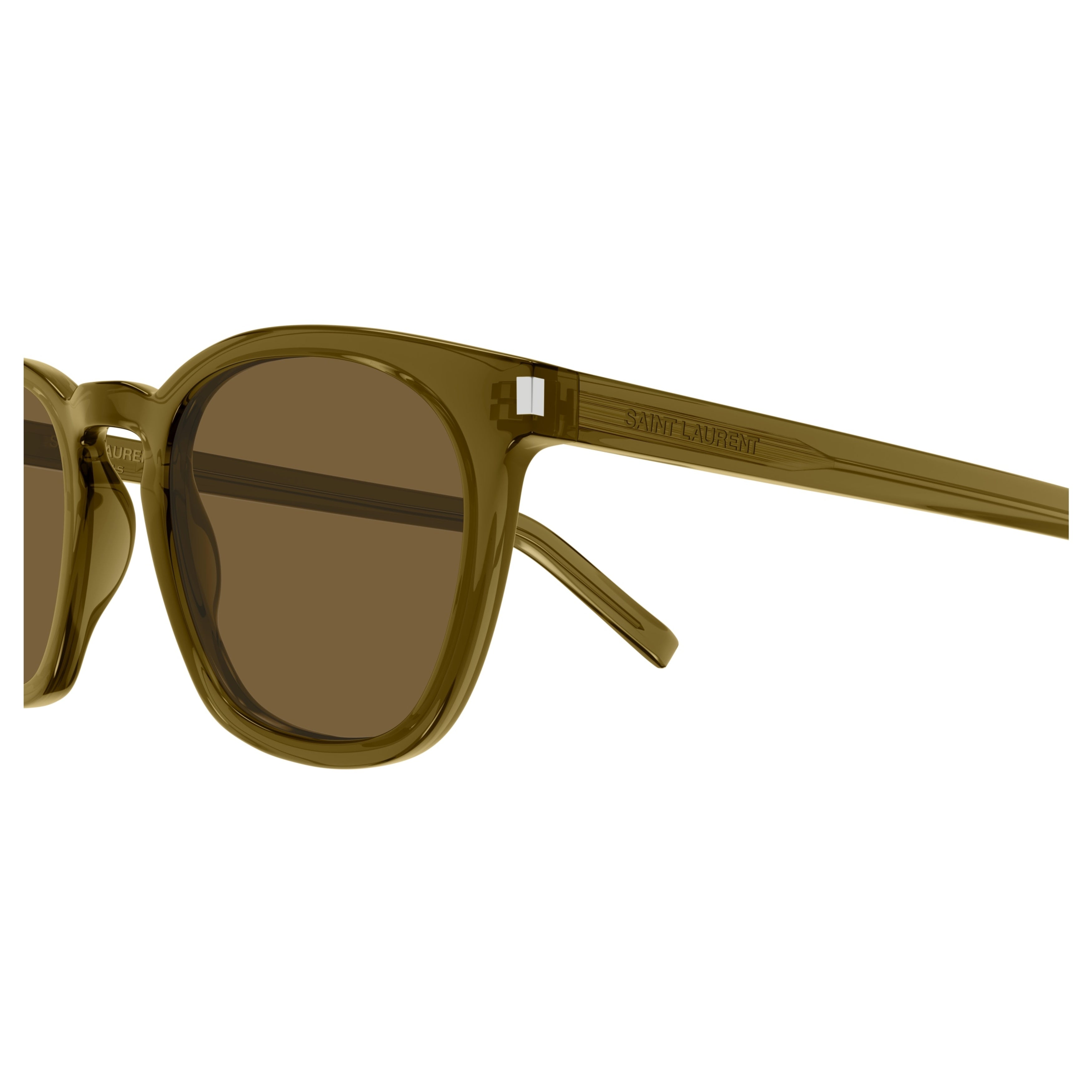 Sl 28 Translucent Olive Green Acetate Sunglasses
