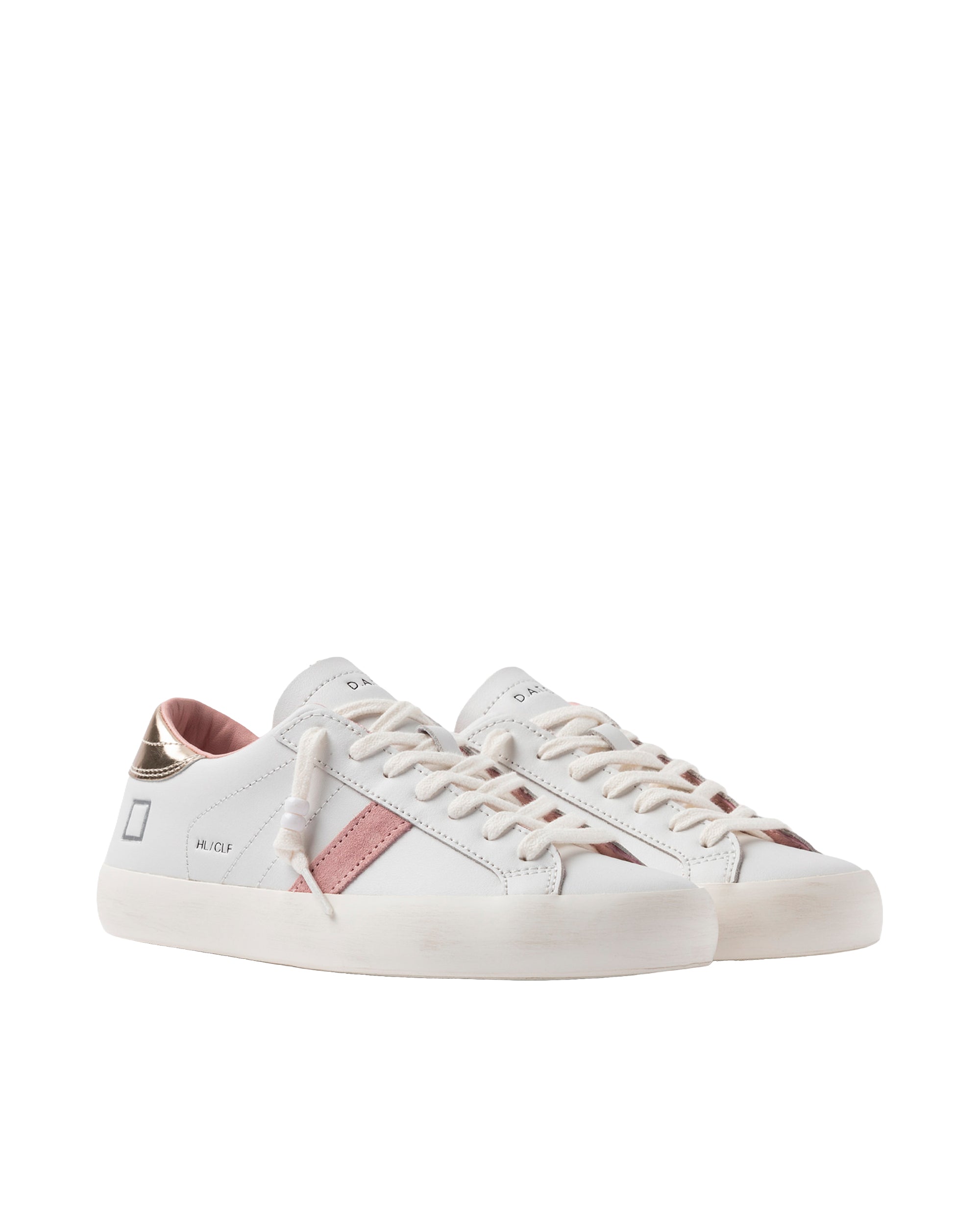 Hill Low-Calf Sneakers in White Platinum