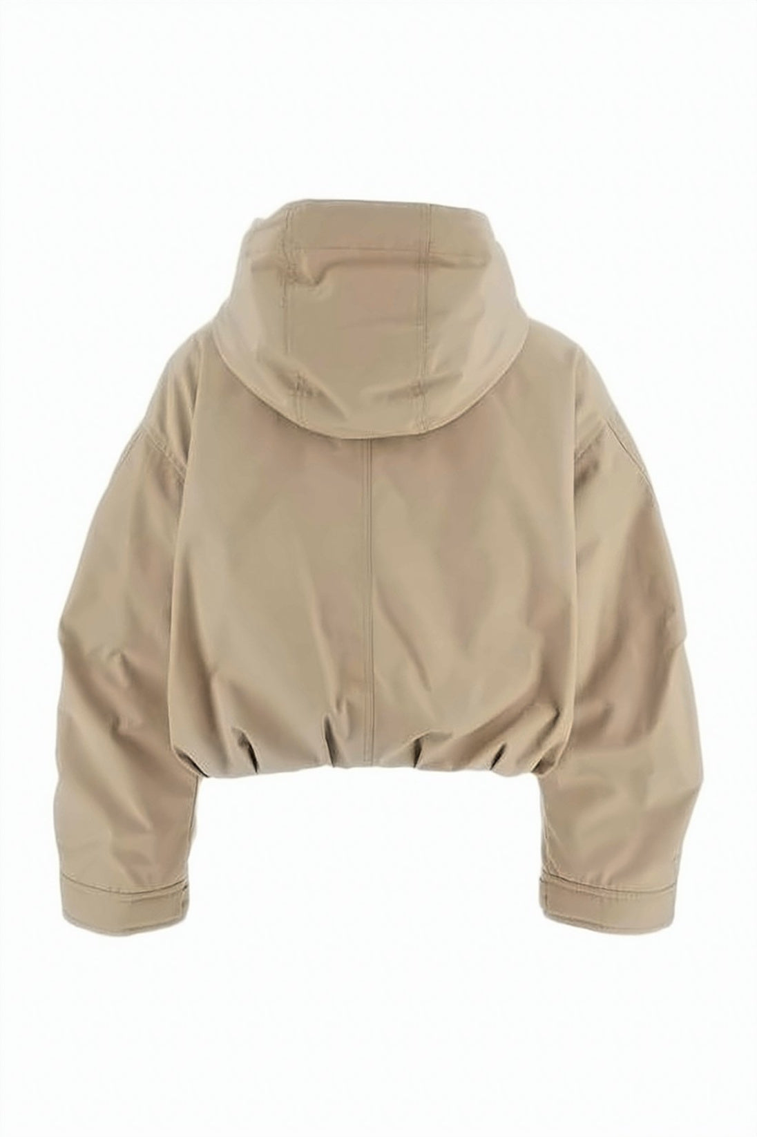 Cropped Padded Jacket with Adjustable Hood