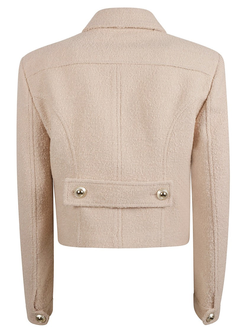 Double-Breasted Jacket With Gold Buttons