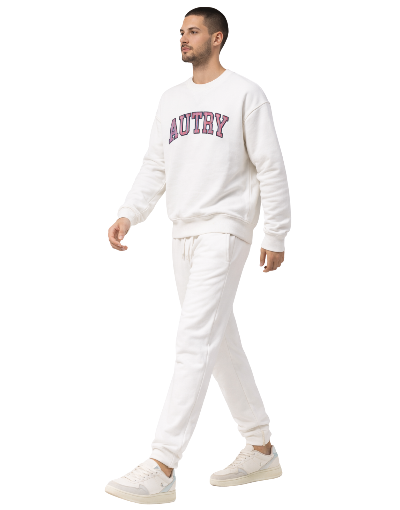 Men’s White Logo Sweatshirt