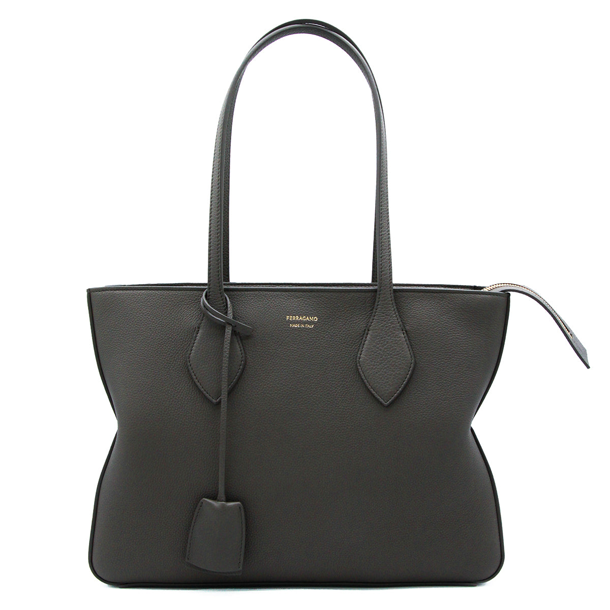 Black Leather Star Tote