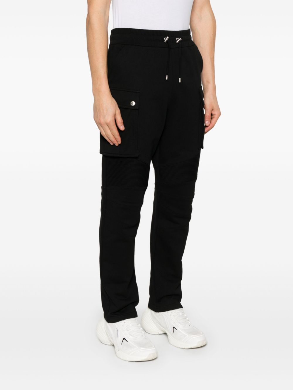 Black Trousers with Elasticated Drawstring