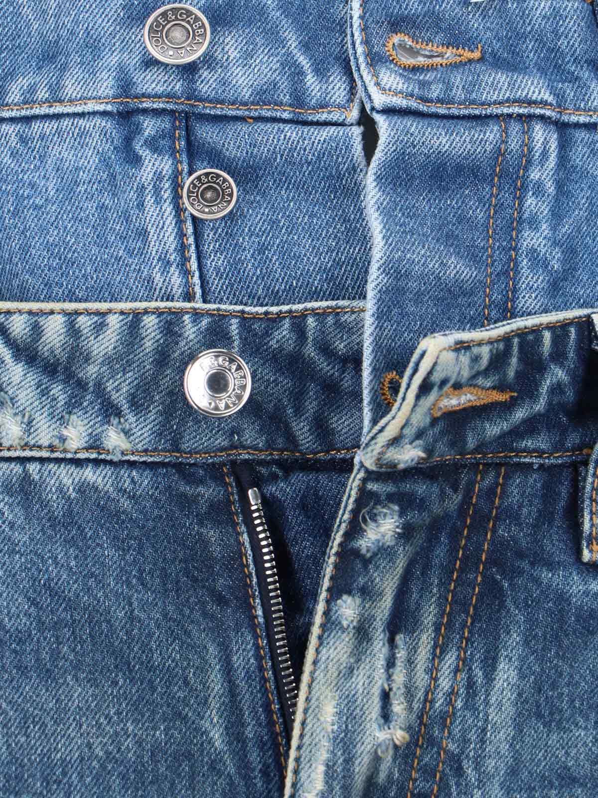 High-Waisted Wide-Leg Jeans With Distressed Detailing