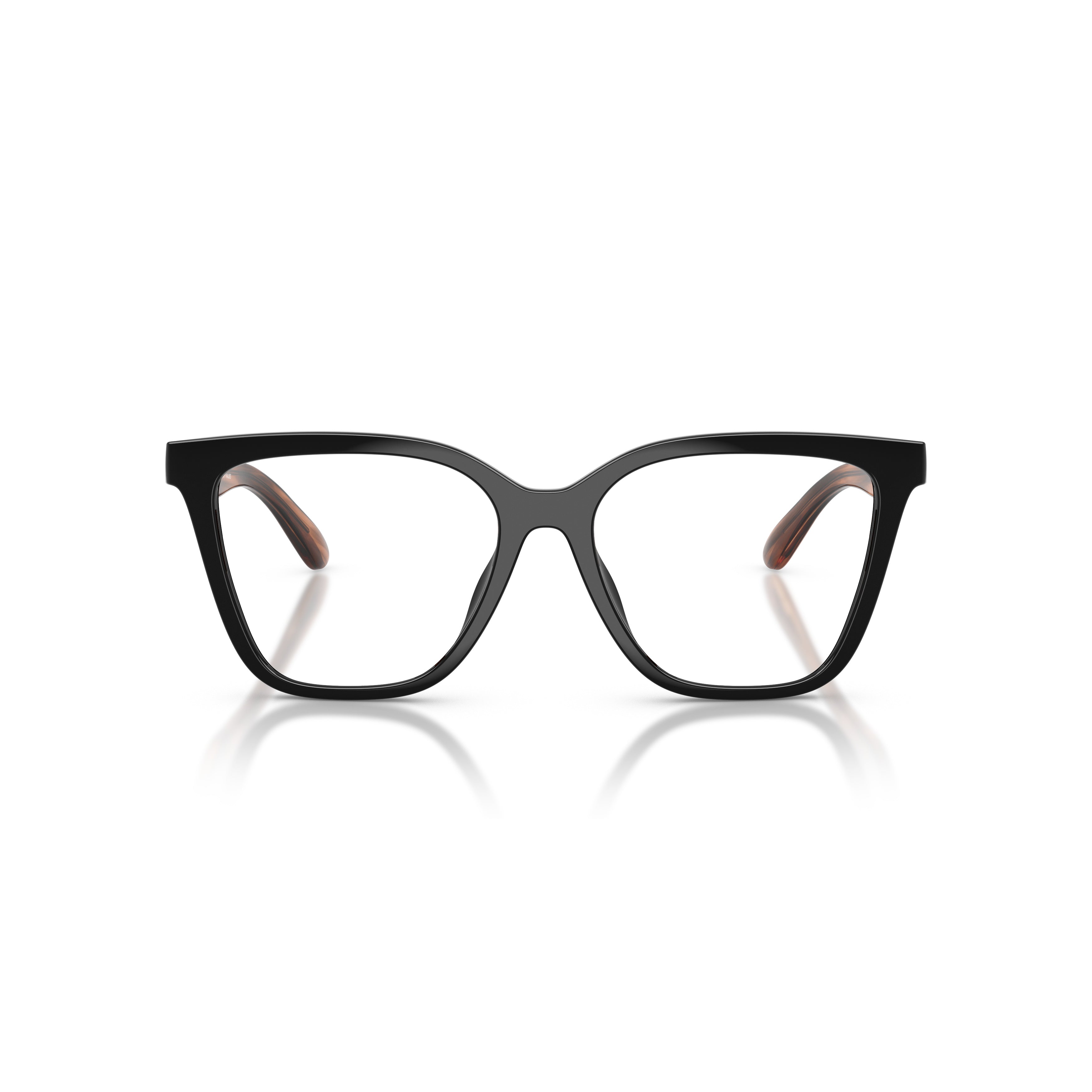 0ea4254u Bold Cat-Eye Sunglasses with Tortoiseshell Temples