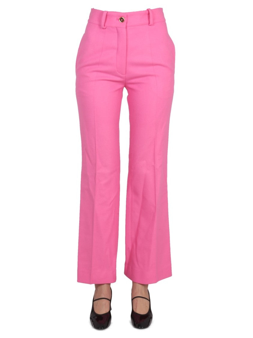 High-Waisted Tailored Bell Bottoms