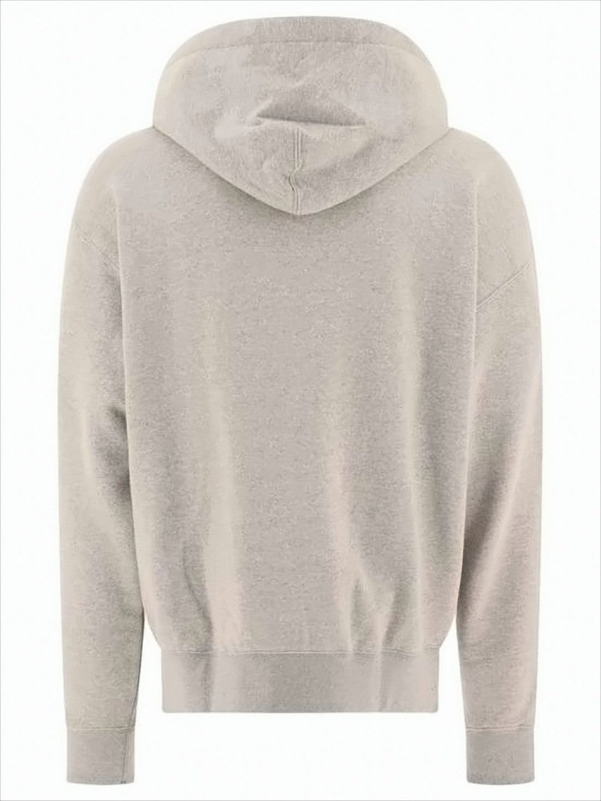 Textured Zip-Up Hoodie with Spacious Hood