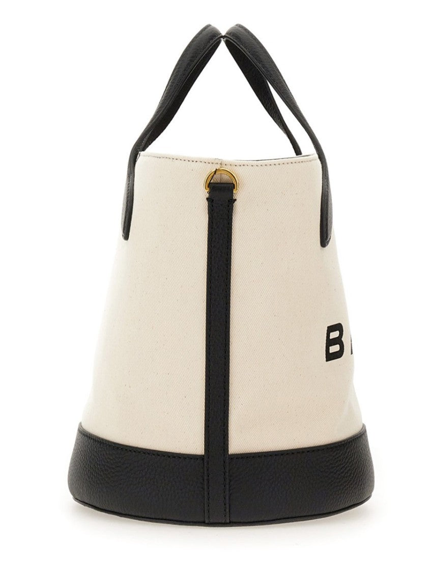 Structured Bucket Bag With Dual Handles And Adjustable Strap