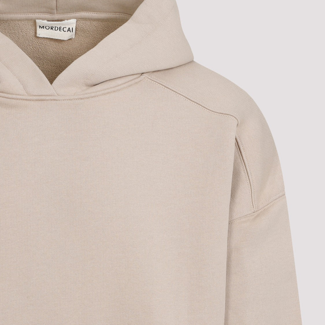 Hooded Sand Cotton Sweatshirt