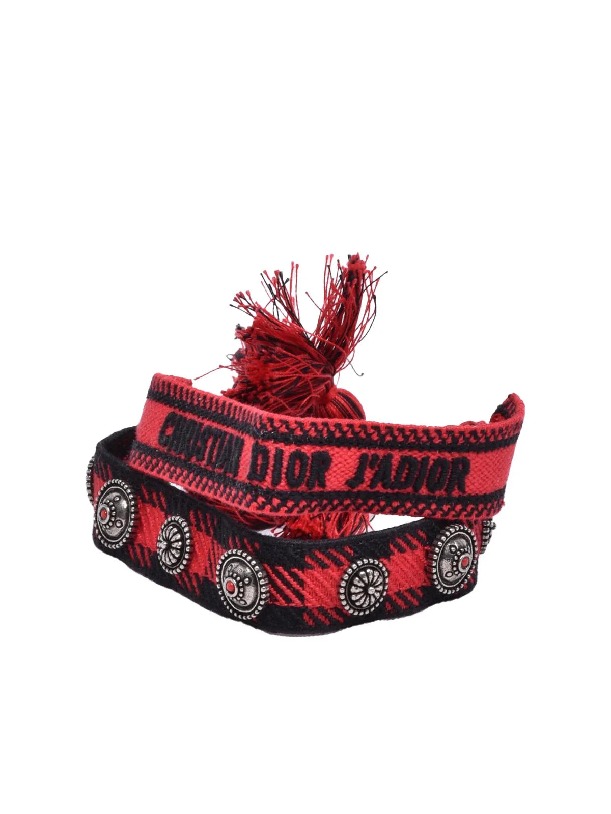 Red Other Fibers Women's Rope Bracelet