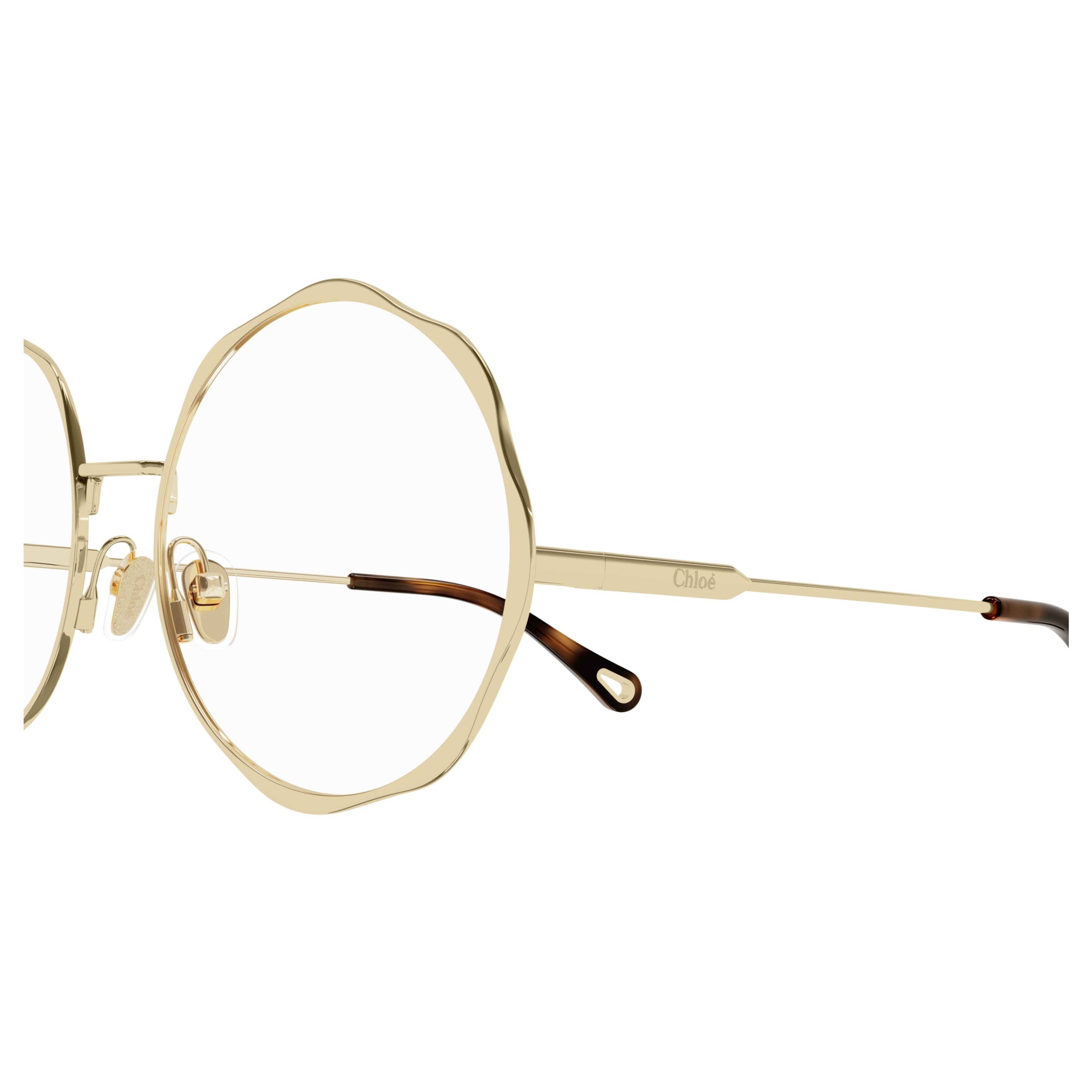 Ch0185o Gold-tone Metal Eyeglasses