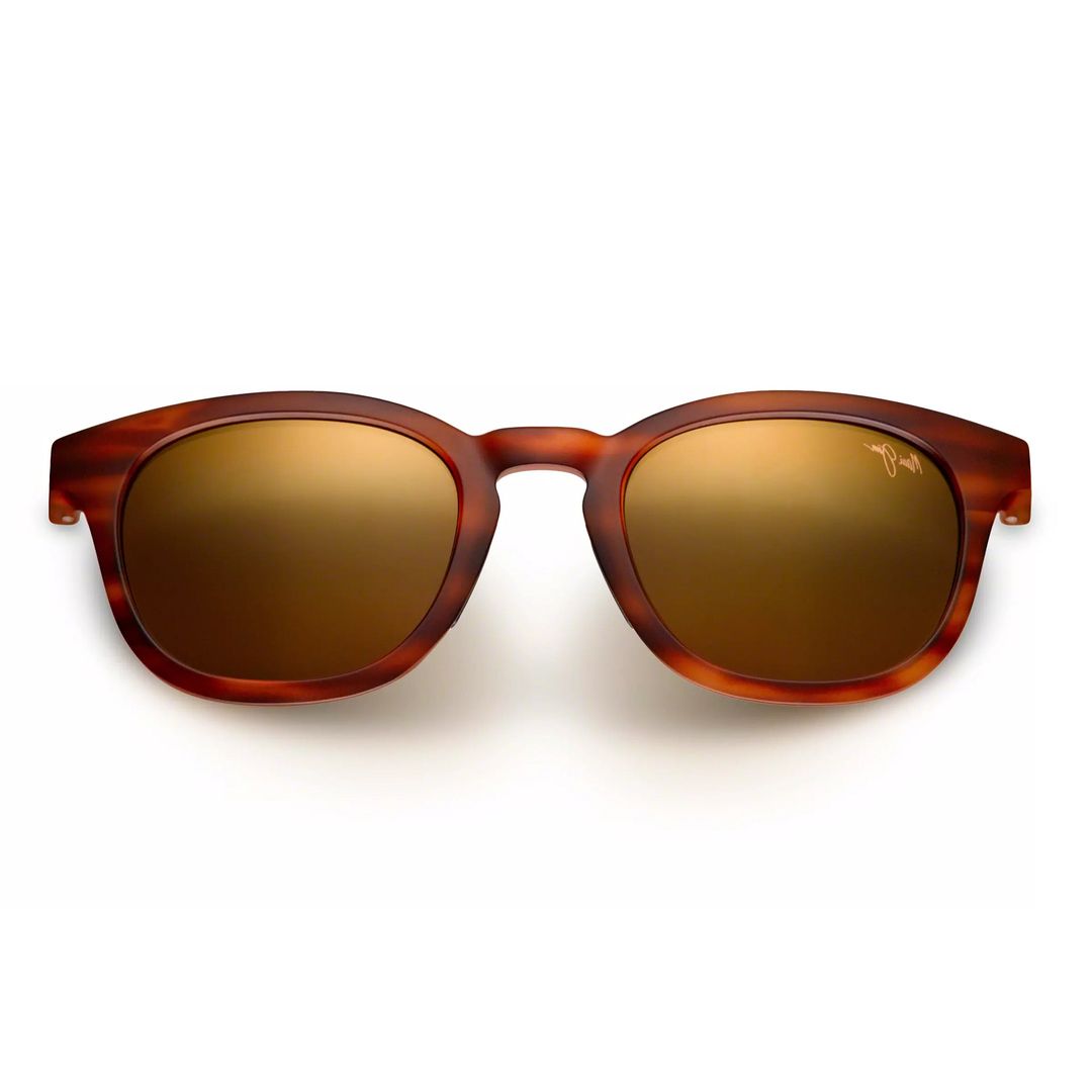Koko Head Tortoiseshell Rectangular Frame Sunglasses with Contrast Tips