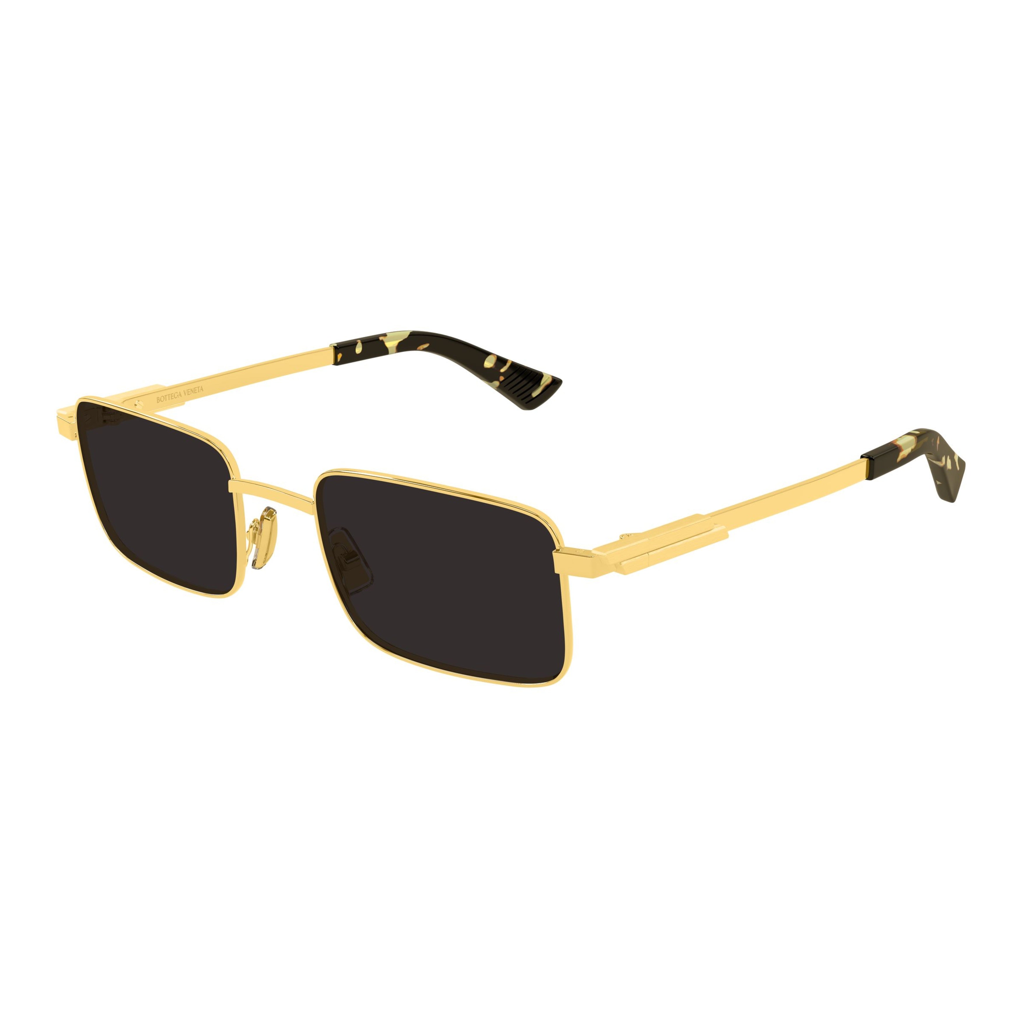 Bv1469s Rectangular Gold Metal Frame Sunglasses