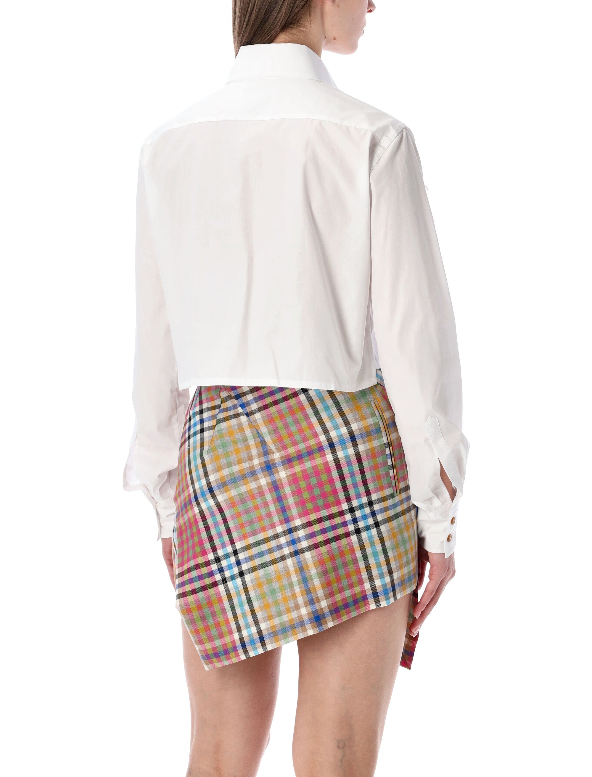 Cut-Off Heart Cotton Shirt