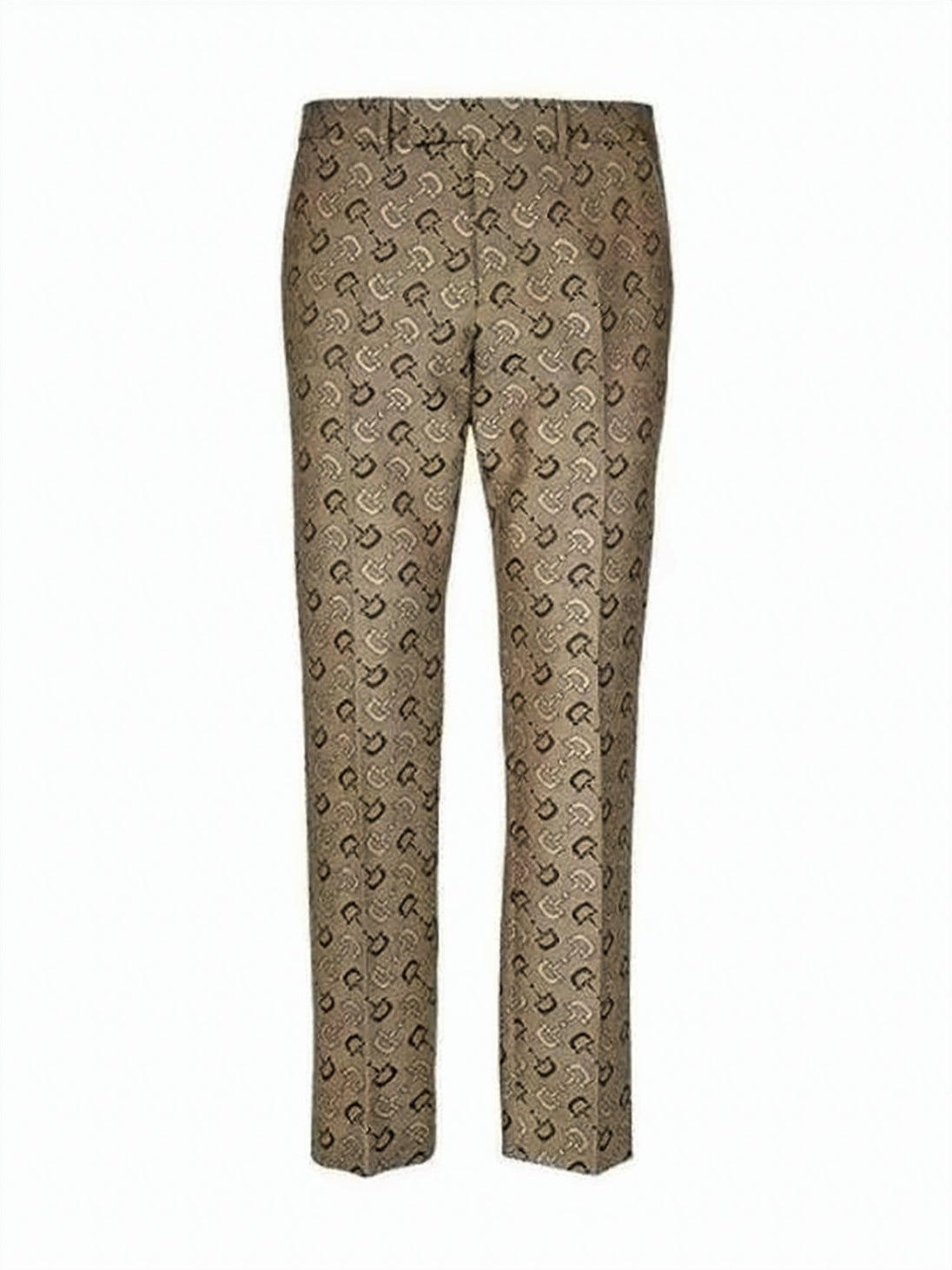 Slim Fit Monogram Tailored Pants