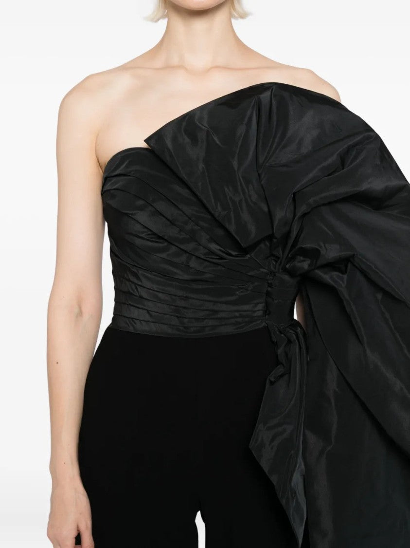 Jumpsuit With Voluminous Taffeta Bow