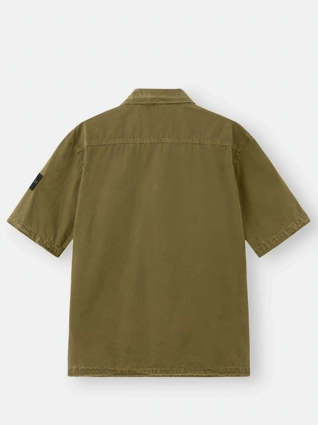 Boxy Brown Short-Sleeve Shirt