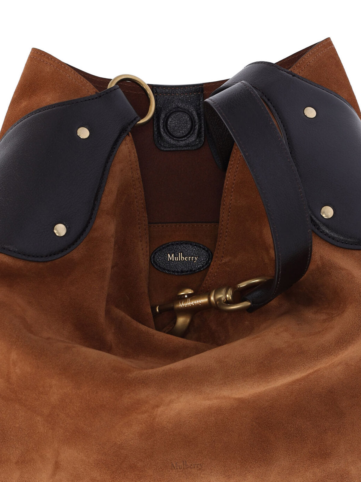 Large Calf Suede Shoulder Bag