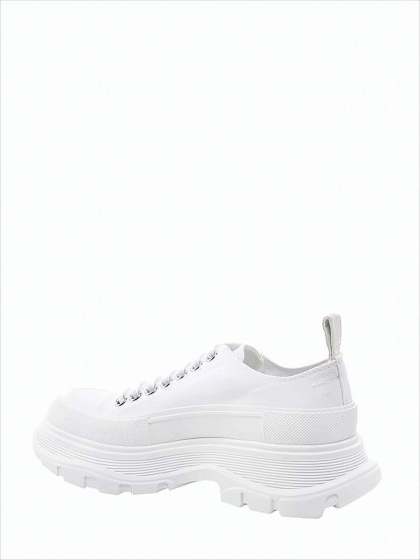 Low-Top Canvas Sneakers with Rubber Sole