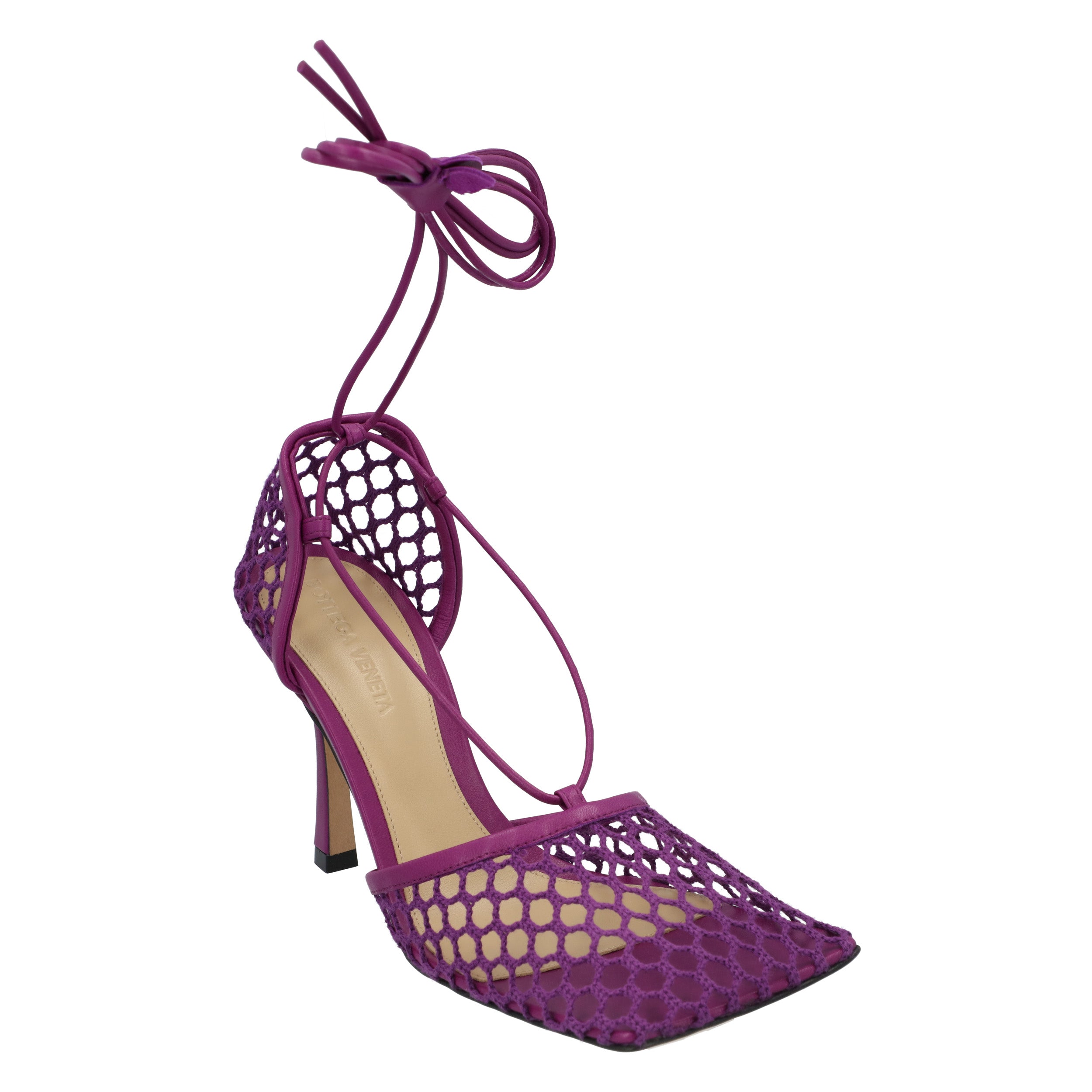 Stretch Lace-Up Sandal Violet