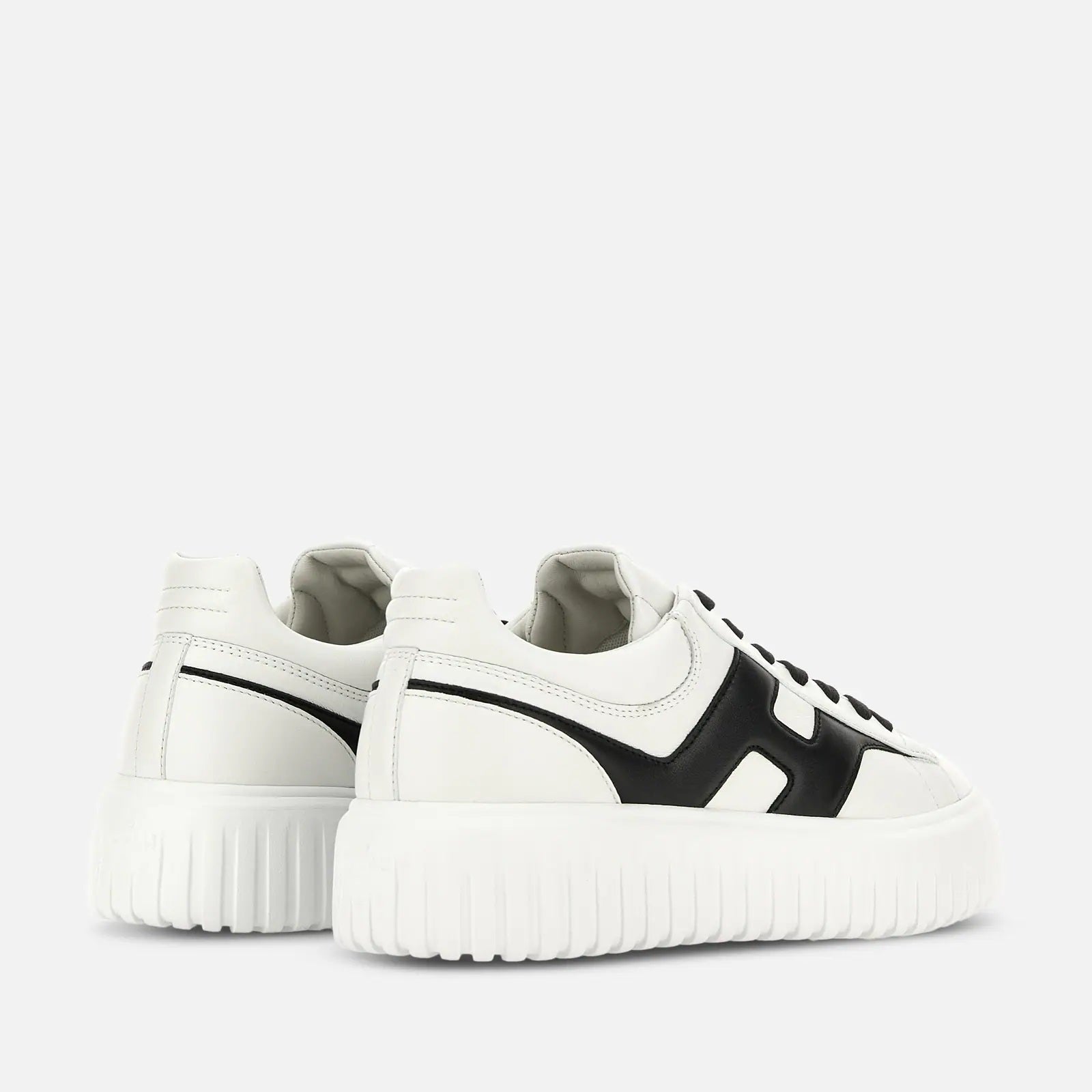 H-Stripes Allacciato H Spezzata Sneakers in White