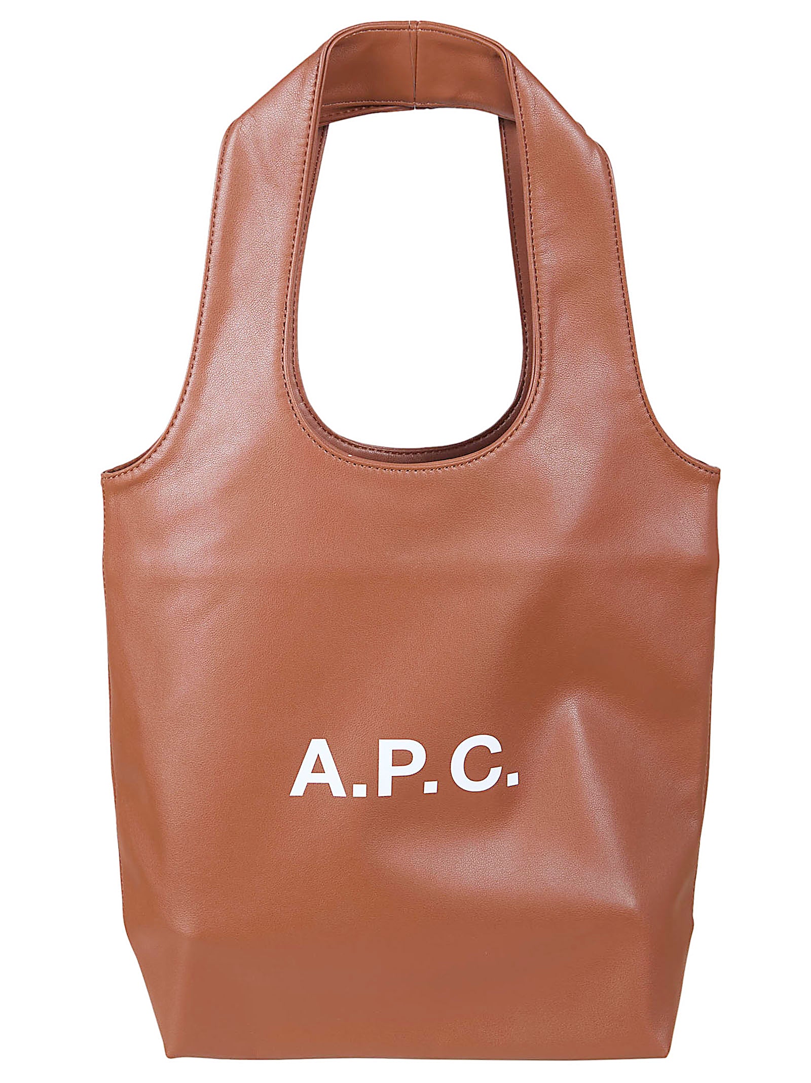 Recycled Leather-Effect Tote Bag