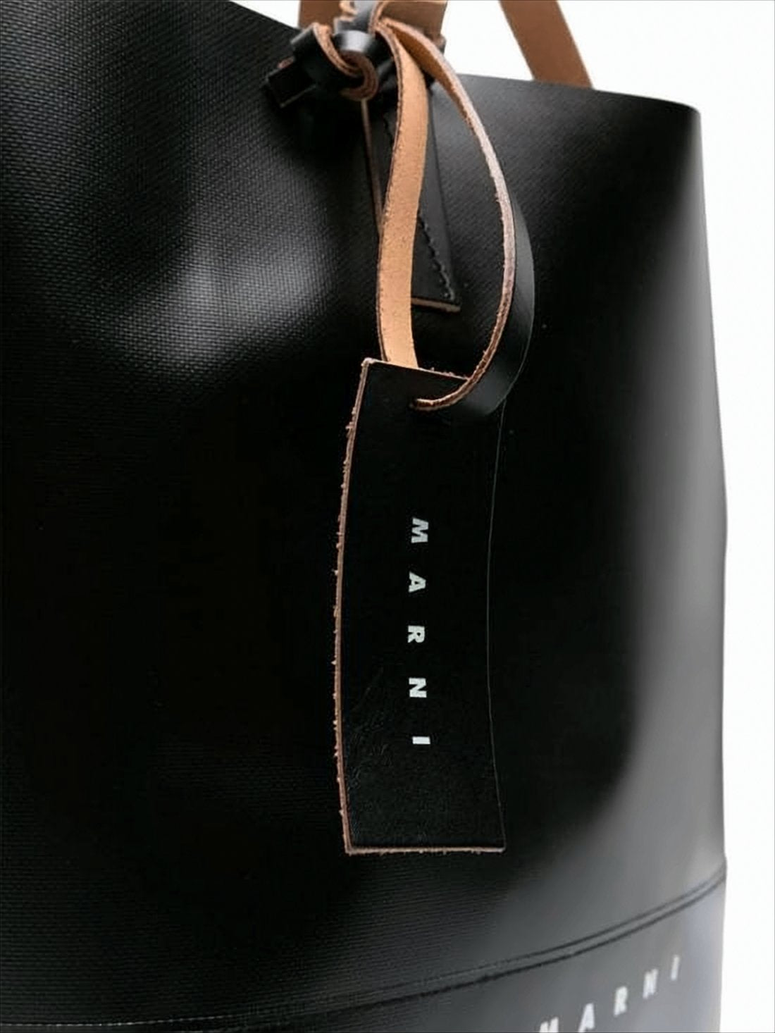 Minimalist Black Polyester Tote Bag