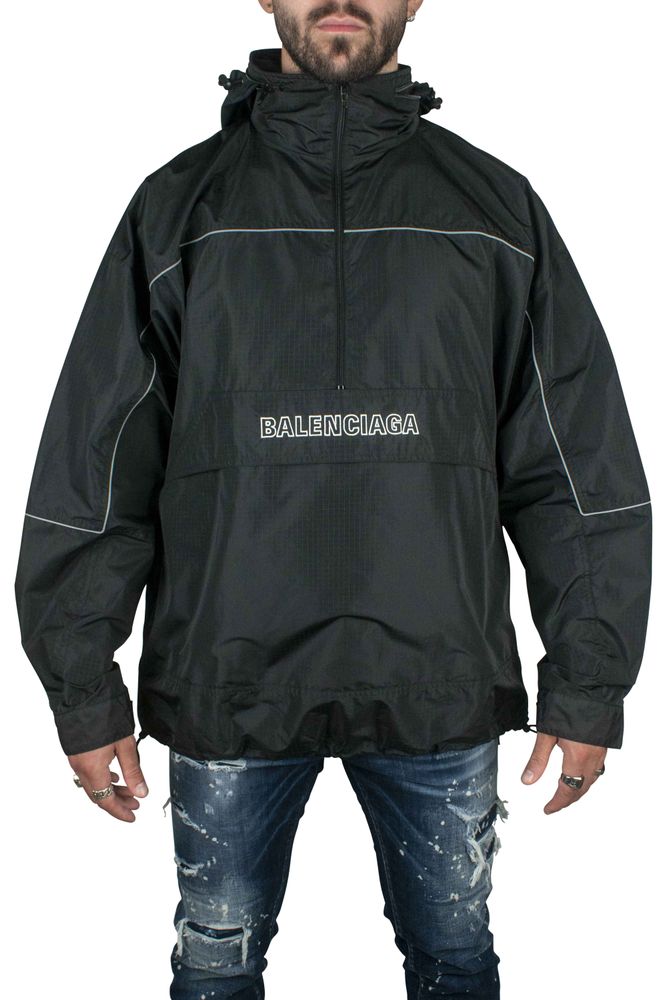 Waterproof Polyester Jacket With High Zip Collar