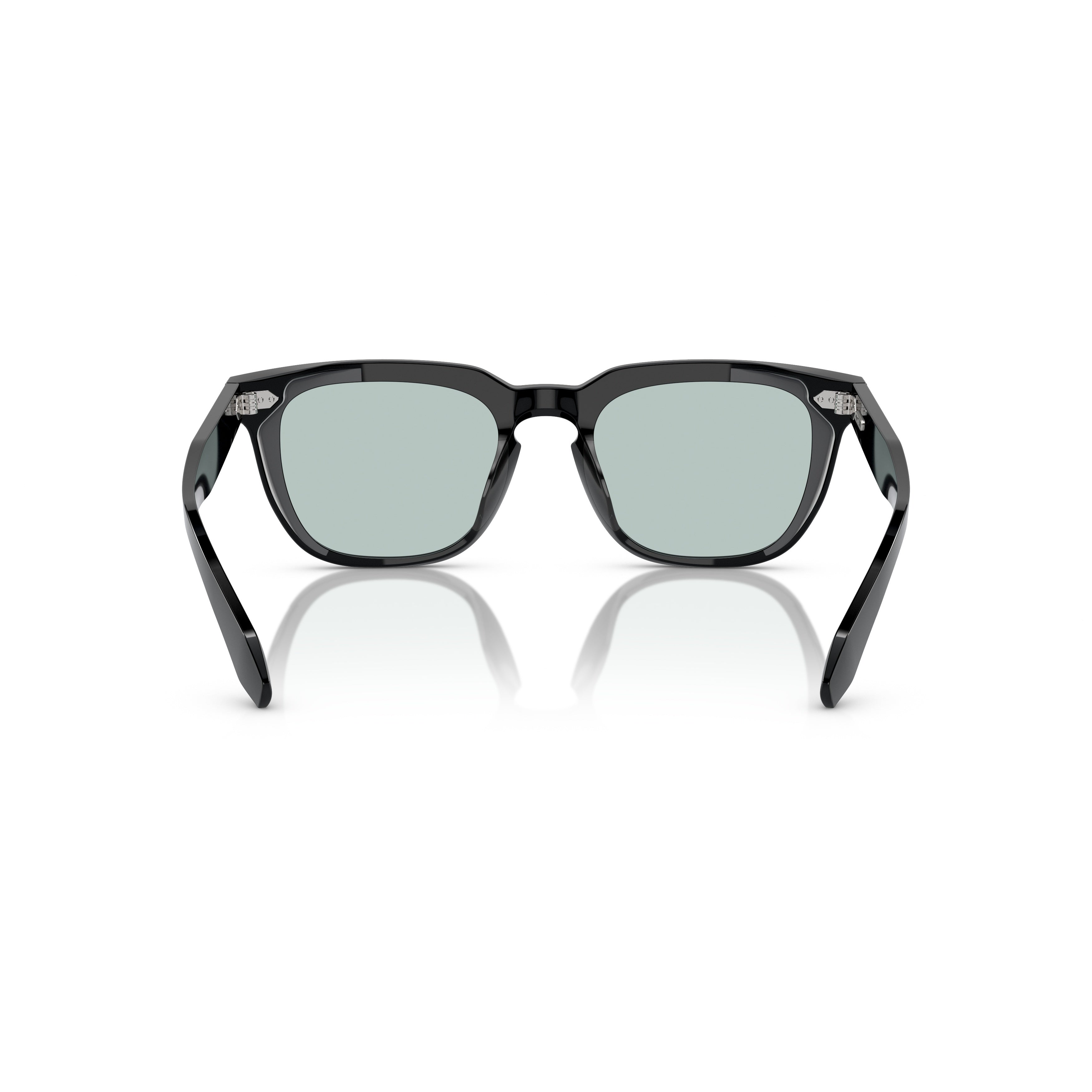 0ov5546u Glossy Black Acetate Square Frame Sunglasses