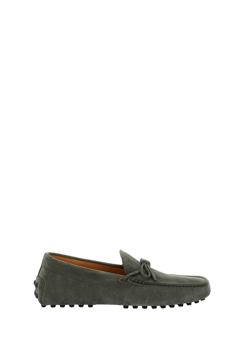 Handcrafted Nubuck Loafers with Signature Pebble Outsole
