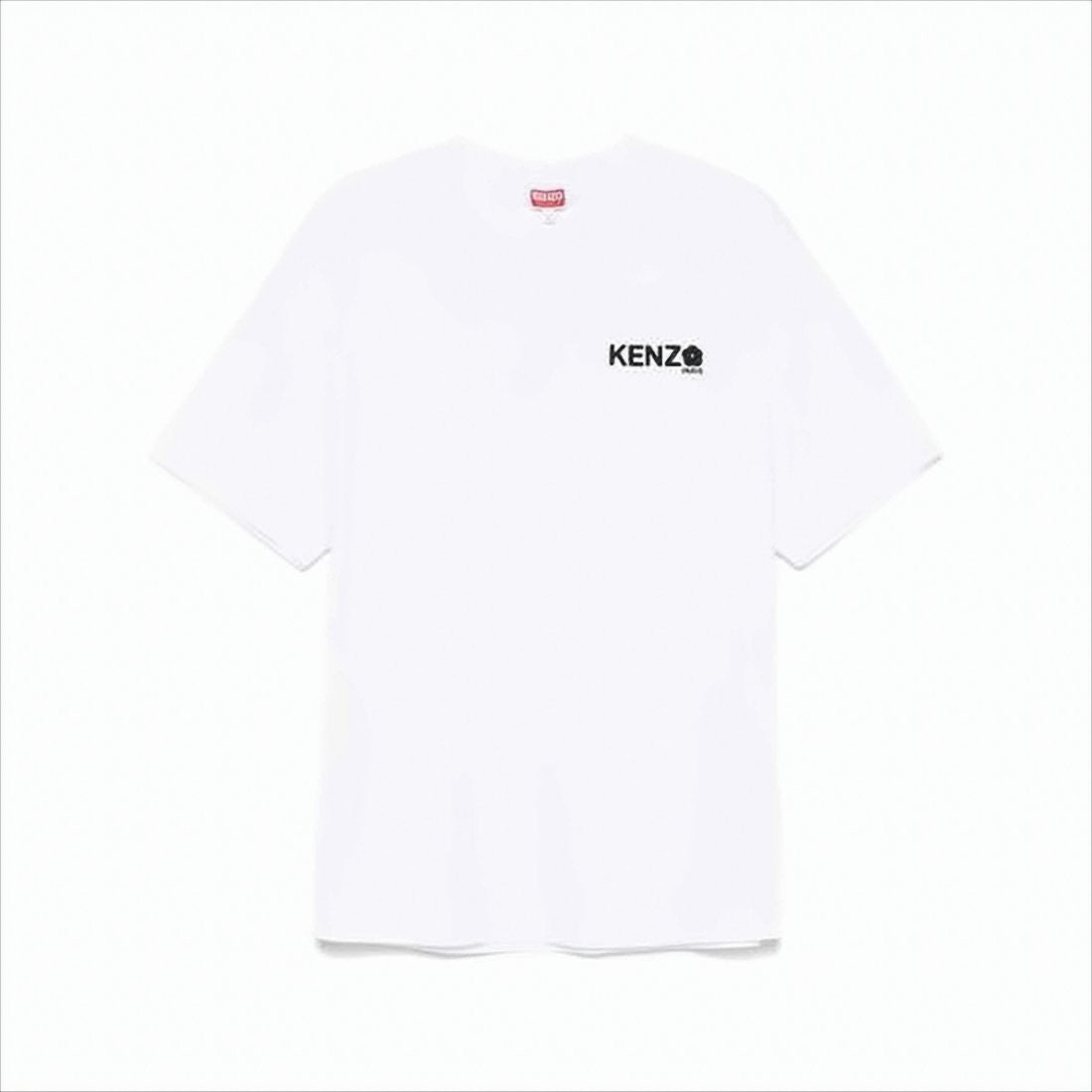 Classic Short-Sleeve White T-Shirt with Subtle Logo