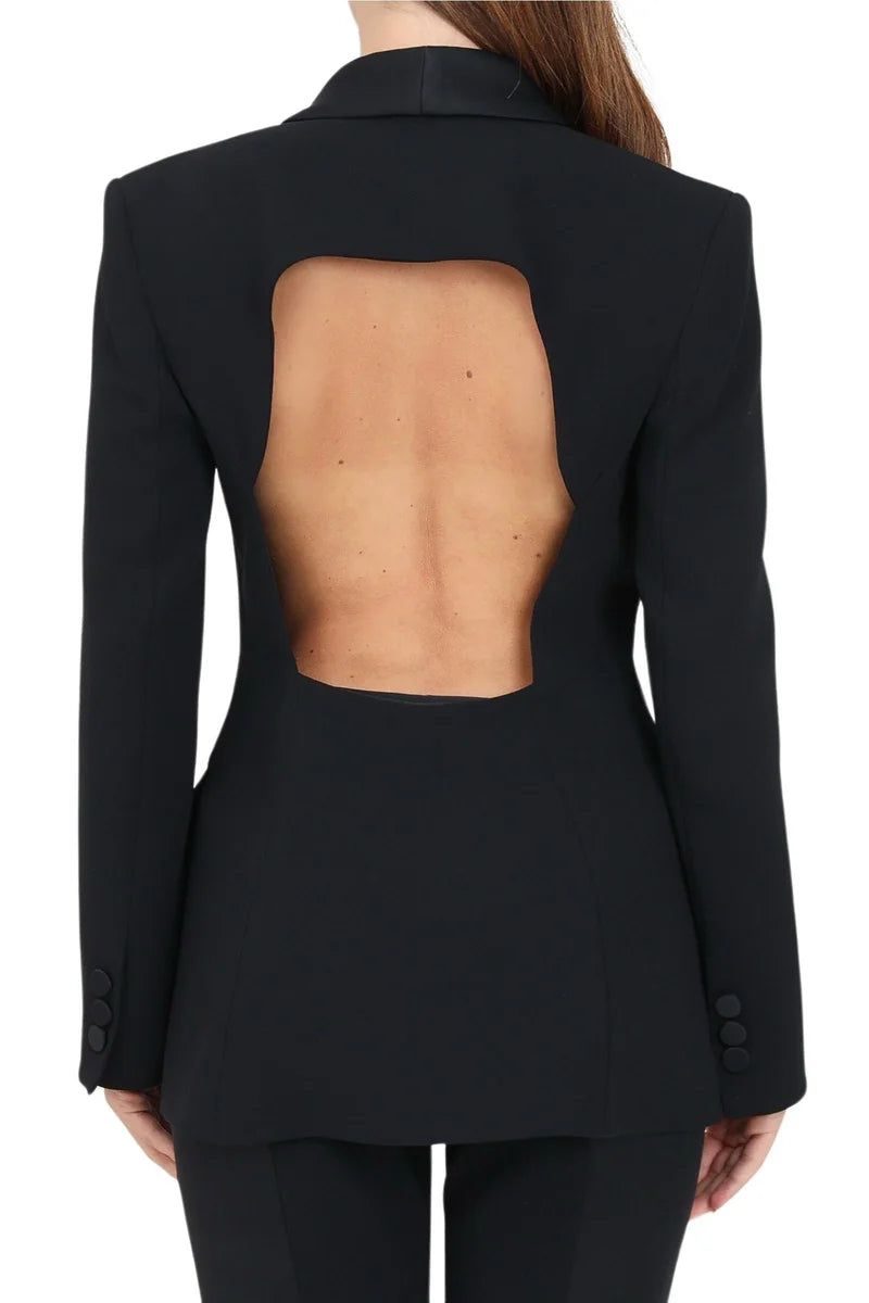 Tuxedo Jacket - Black