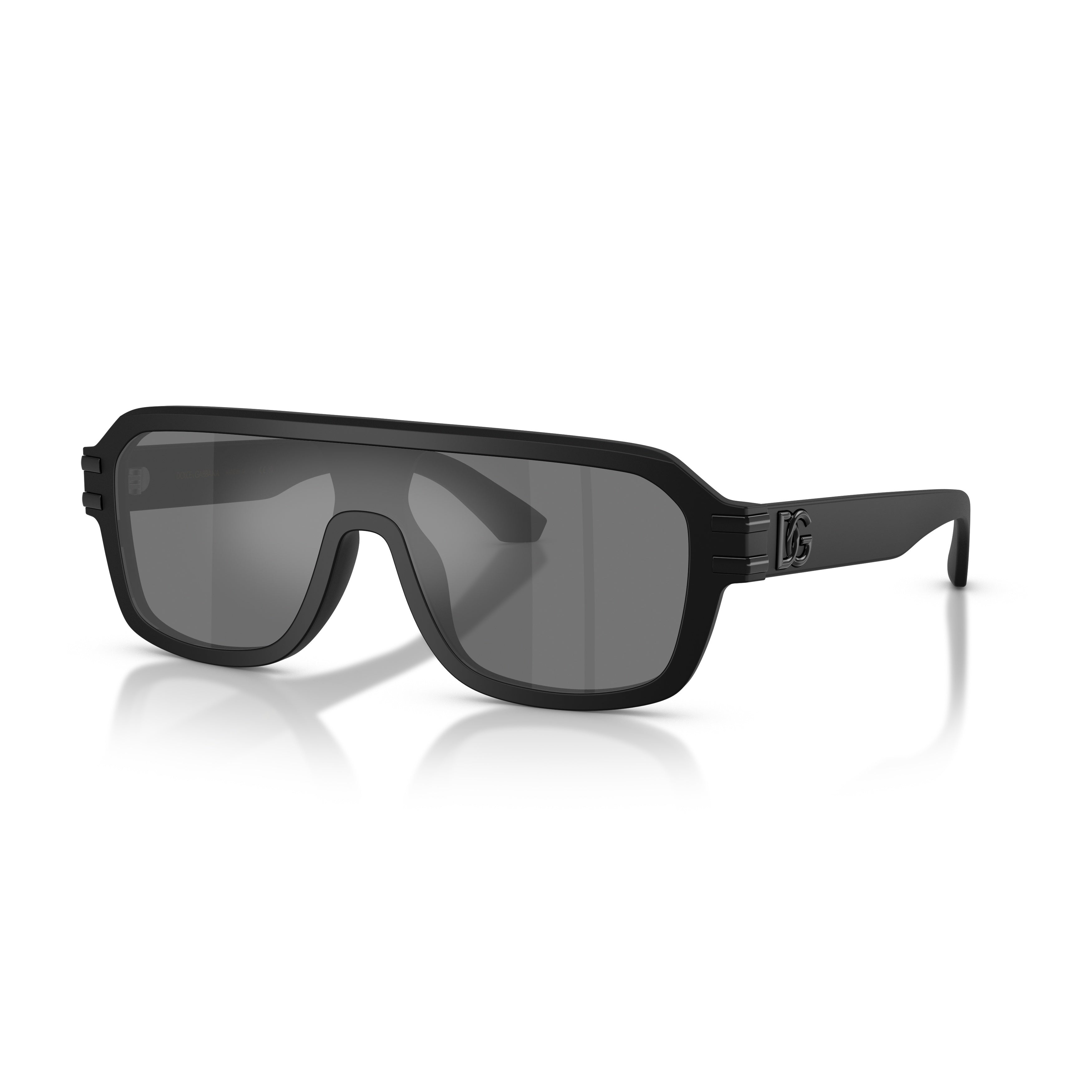 0dg4507 Bold Oversized Rectangular Frame Sunglasses with Logo Detail