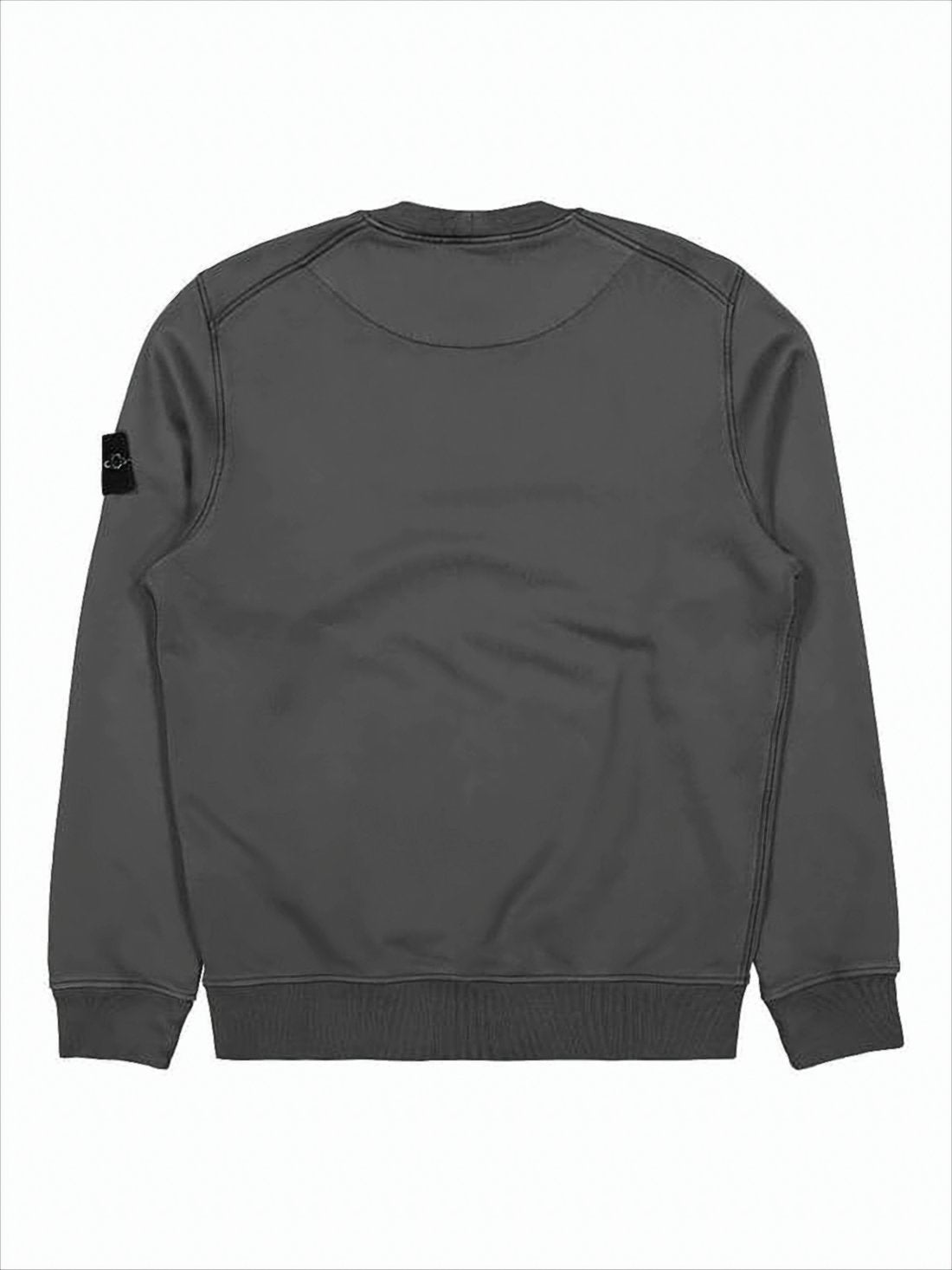 Long-Sleeve Sweatshirt with Distinctive Patch Logo