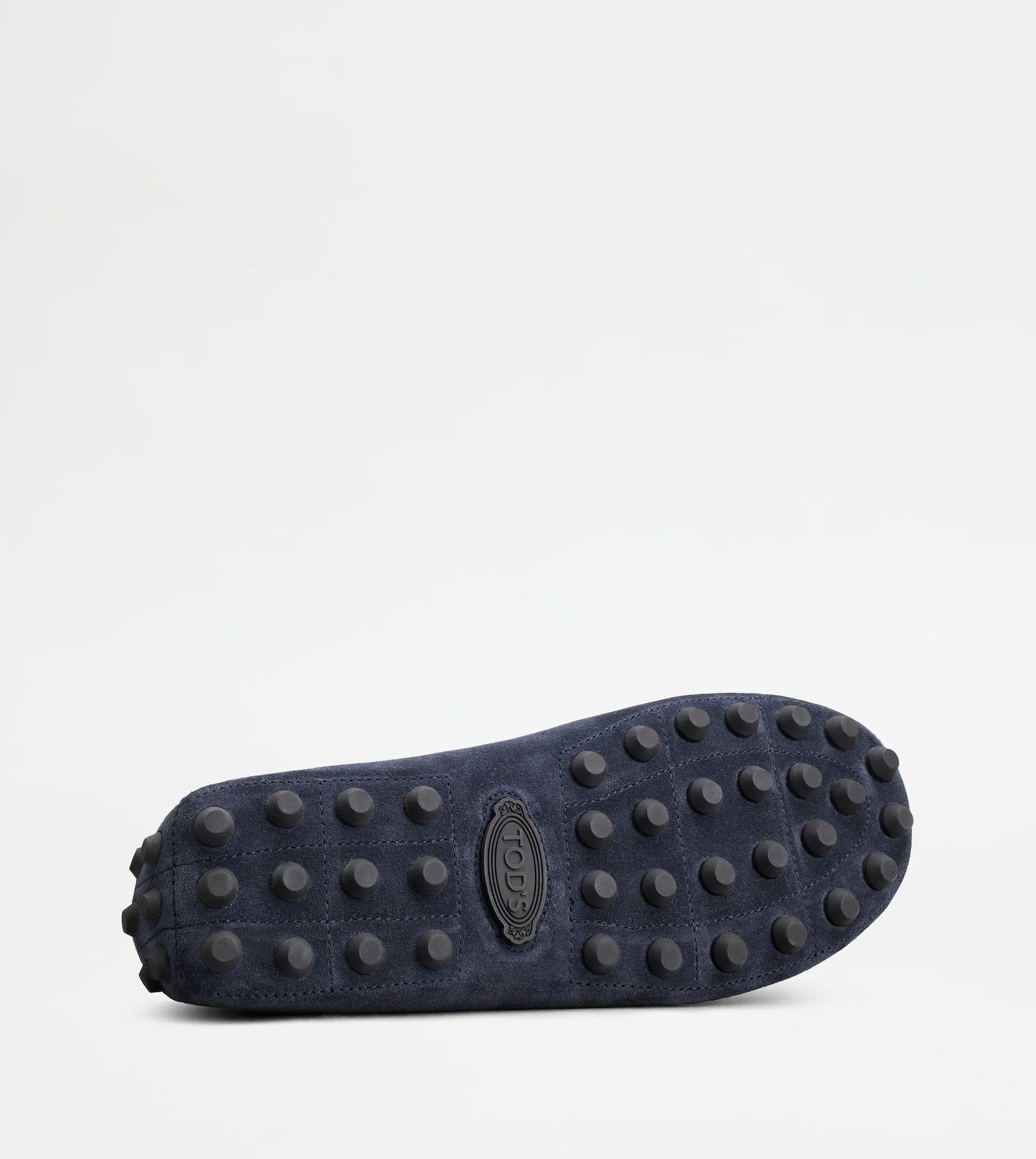Black Mocassino Gommino Macro 52K Shoes