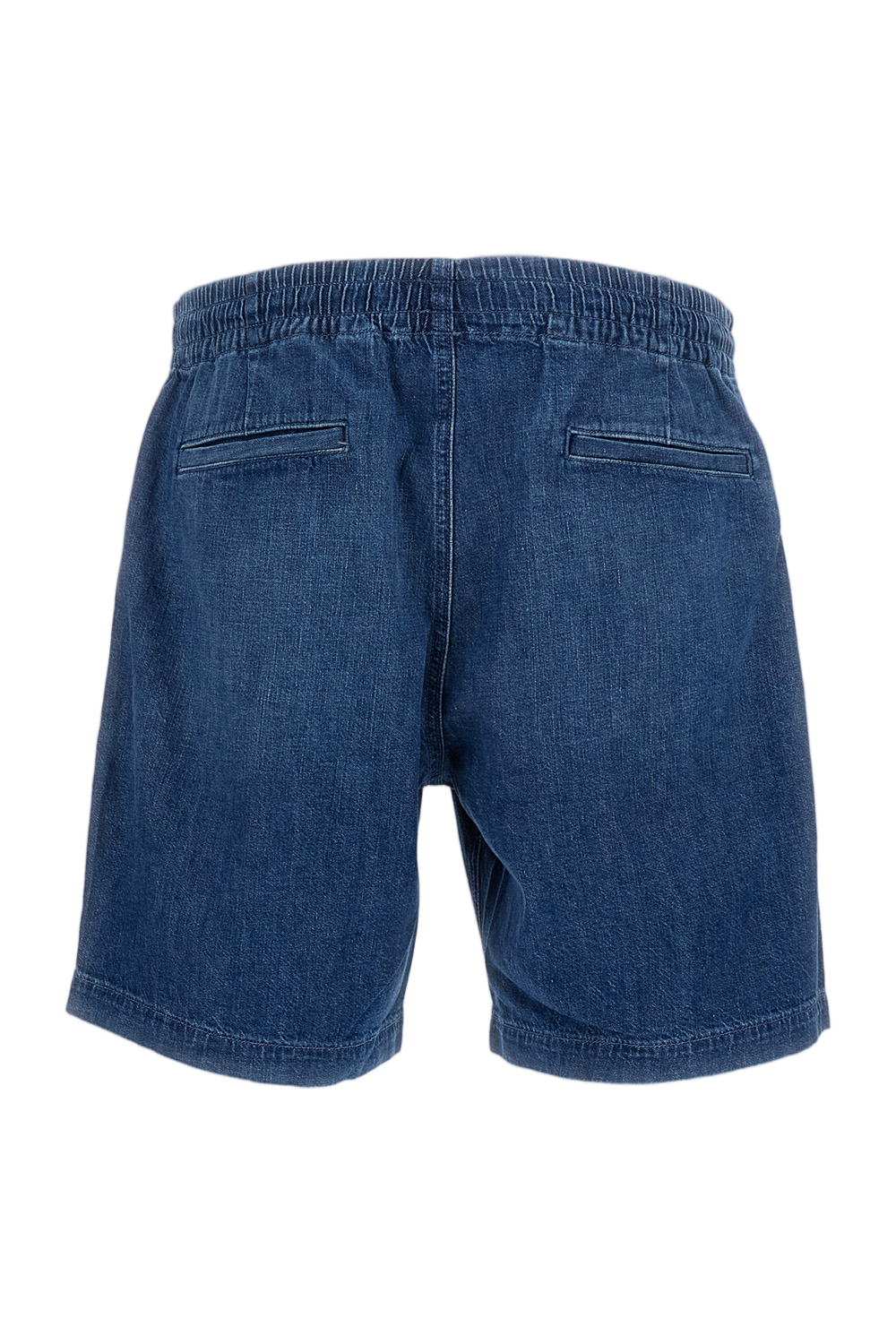 Blue Soft Cotton Denim Shorts