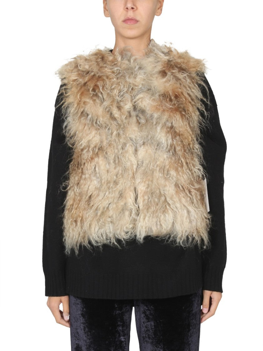 Textured Mohair Alpaca Blend Vest