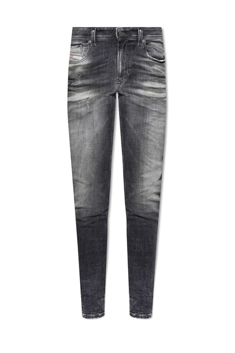 Grey Cotton Jeans