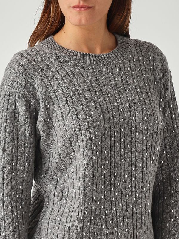 Ussuri Cable Knit Sweater In Virgin Wool