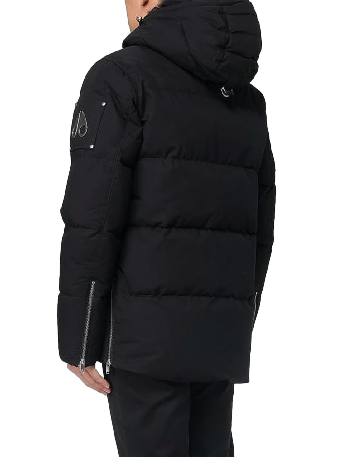 Quilted Down Jacket with Detachable Hood