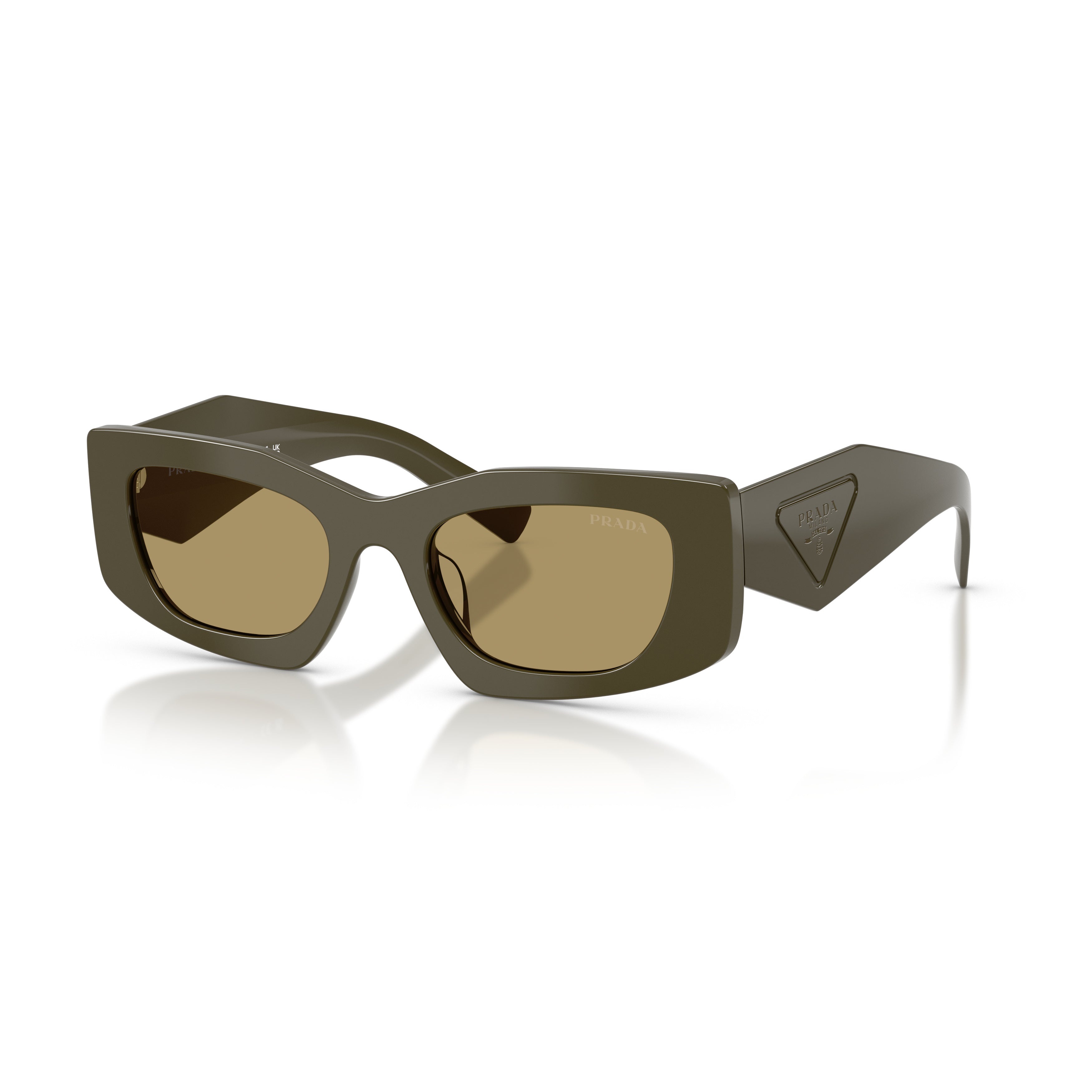 0pr D03sd Rectangular Olive Sunglasses