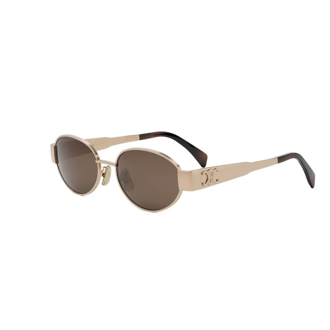 Cl40235u Matte Finish Oval Sunglasses
