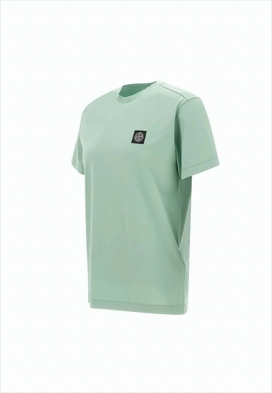 Cotton T-Shirt with Square Patch Logo