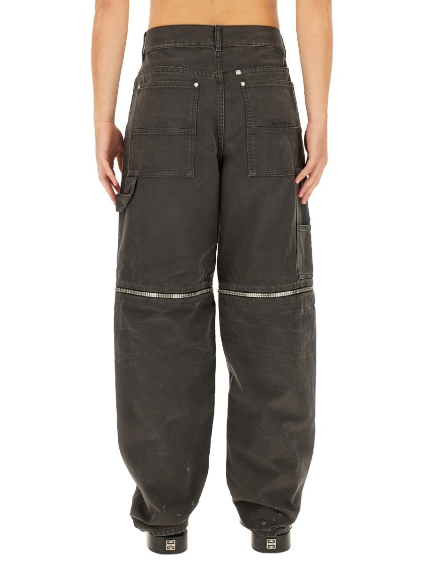 Relaxed Fit Black Jeans