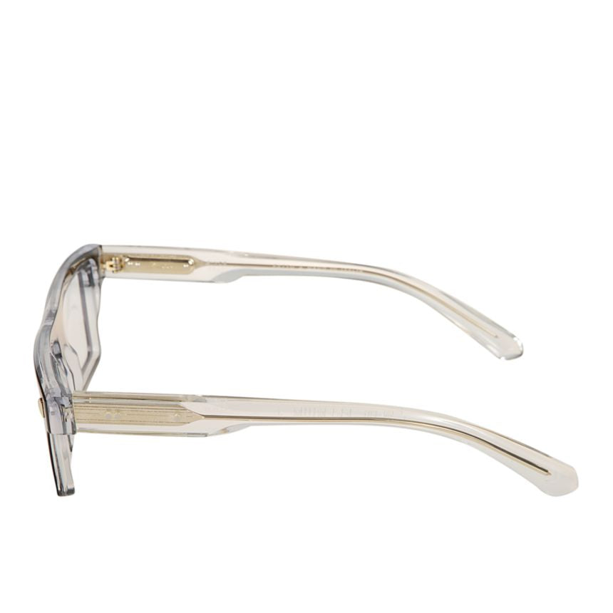 Premium 3 Rectangular Black Frame Eyeglasses with Translucent Arms